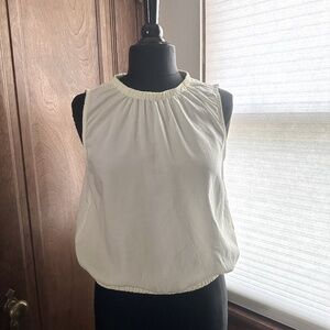 Cloth & Stone Pale Yellow Sleeveless Top